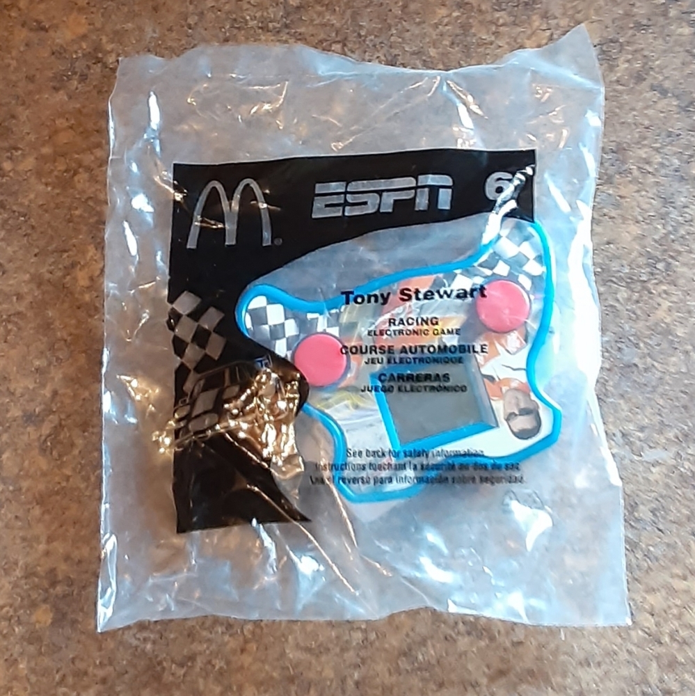 ESPN Tony Stewart Racing Electronic Game 2004 McDo